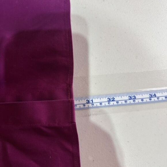 Chico's Classic Fit No-Iron Button-Up Shirt Plum Purple Size 3 large Career work - Picture 8 of 11